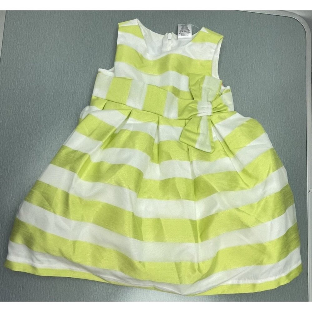 GYMBOREE Baby Girl Striped Dress Cotton Sleeveless 18-24 M